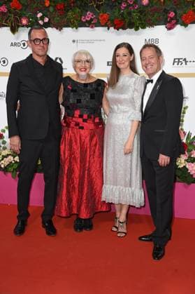 Albert Ostermaier, Claudia Roth, Alexandra Maria Lara, Florian Gallenberger DEUTSCHER FILMPREIS 2024 at the Theater am Potsdamer Platz on 03 05 2024 Red Carpet