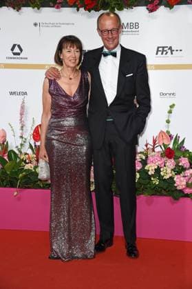 Friedrich Merz with wife Charlotte Merz DEUTSCHER FILMPREIS 2024 at the Theater am Potsdamer Platz on 03 05 2024 Red Carpet