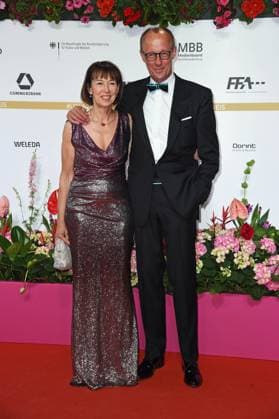 Friedrich Merz with wife Charlotte Merz DEUTSCHER FILMPREIS 2024 at the Theater am Potsdamer Platz on 03 05 2024 Red Carpet
