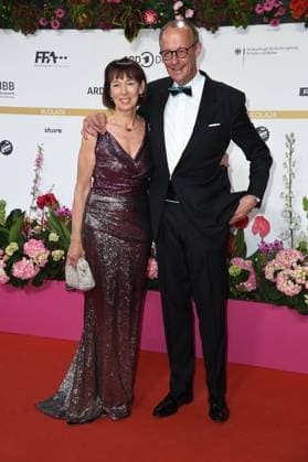Friedrich Merz with wife Charlotte Merz DEUTSCHER FILMPREIS 2024 at the Theater am Potsdamer Platz on 03 05 2024 Red Carpet