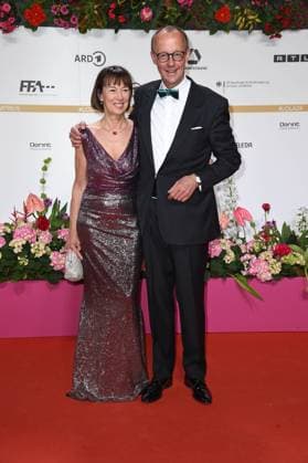 Friedrich Merz with wife Charlotte Merz DEUTSCHER FILMPREIS 2024 at the Theater am Potsdamer Platz on 03 05 2024 Red Carpet