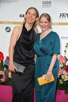 Jeannine Michaelsen, Jasmin Schwiers GERMAN FILM AWARD 2024 at the Theater am Potsdamer Platz on 03 05 2024 Red Carpet