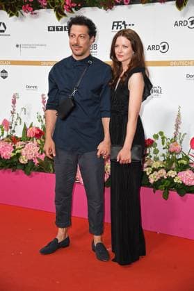 Fahri Yardim with girlfriend Beatrix Scherff DEUTSCHER FILMPREIS 2024 at the Theater am Potsdamer Platz on 03 05 2024 Red Carpet