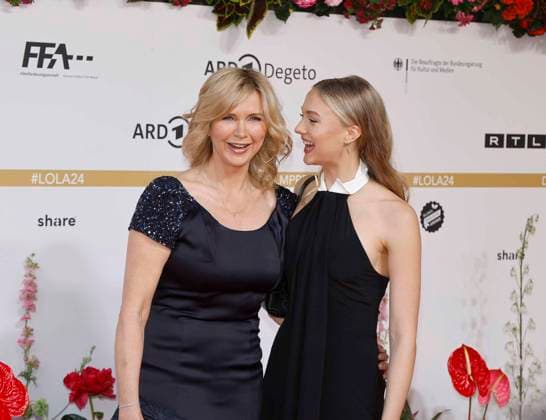 Veronica Ferres with daughter Lilly Krug at the Lola24 German Film Award ceremony at the Theater am Potsdamer Platz Berlin