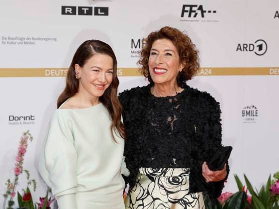 Hannah Herzsprung, Adele Neuhauser at the presentation of the German Film Award Lola24 at the Theater am Potsdamer Platz Berlin