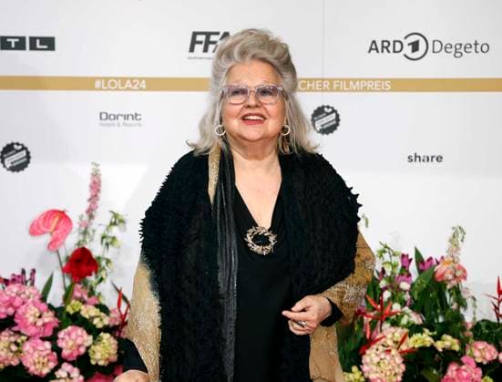 Hanna Schygulla at the presentation of the German Film Award Lola24 at the Theater am Potsdamer Platz Berlin