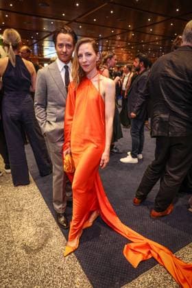 German Film Award 2024 Tom Schilling with Katharina Schuettler at the party at the Lola German Film Award 2024 ceremony at the Theater am Potsdamer Platz in Berlin Date 03 05 2024 Copyright: xEventpressx