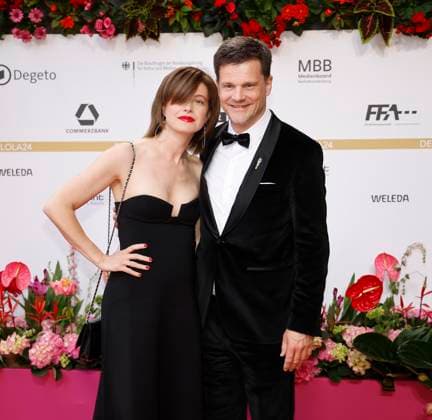 Caroline Rosales, Benjamin Herrmann at the presentation of the German Film Award Lola24 at the Theater am Potsdamer Platz Berlin