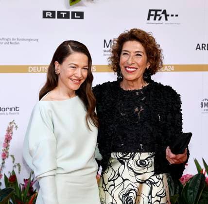 Hannah Herzsprung, Adele Neuhauser at the presentation of the German Film Award Lola24 at the Theater am Potsdamer Platz Berlin