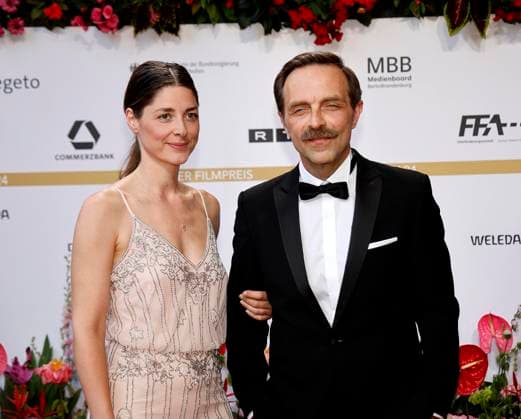 Katharina Nesytowa, Aleksandar Jovanovic at the presentation of the German Film Award Lola24 at the Theater am Potsdamer Platz Berlin