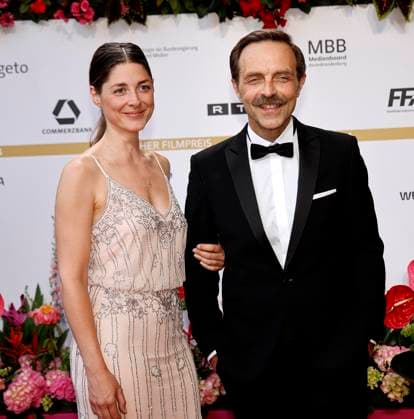 Katharina Nesytowa, Aleksandar Jovanovic at the presentation of the German Film Award Lola24 at the Theater am Potsdamer Platz Berlin