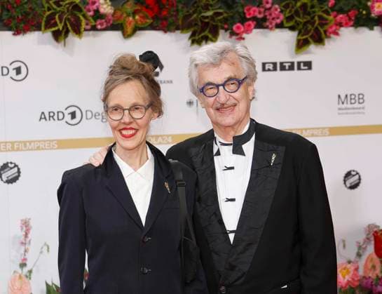 Wim Wenders with his wife Donata at the Lola24 German Film Award ceremony at the Theater am Potsdamer Platz Berlin