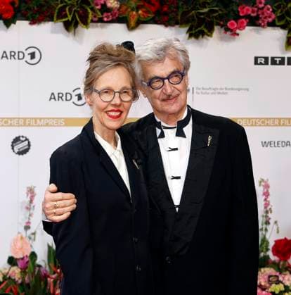 Wim Wenders with his wife Donata at the Lola24 German Film Award ceremony at the Theater am Potsdamer Platz Berlin