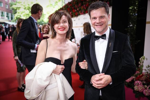 German Film Award 2024 Caroline Rosales, Benjamin Herrmann on the red carpet at the Lola German Film Award 2024 ceremony at the Theater am Potsdamer Platz in Berlin Date 03 05 2024 Copyright: xEventpressx
