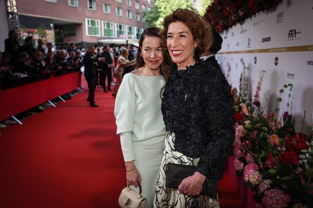 German Film Award 2024 Hannah Herzsprung , Adele Neuhauser on the red carpet at the Lola German Film Award 2024 ceremony at the Theater am Potsdamer Platz in Berlin Date 03 05 2024 Copyright: xEventpressx
