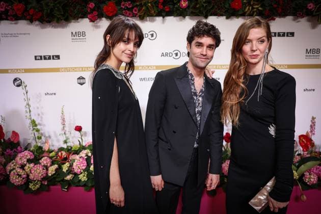 German Film Award 2024 Luise Befort brother Maximilian Befort Pheline Roggan on the red carpet at the Lola German Film Award 2024 ceremony at the Theater am Potsdamer Platz in Berlin Date 03 05 2024 Copyright: xEventpressx