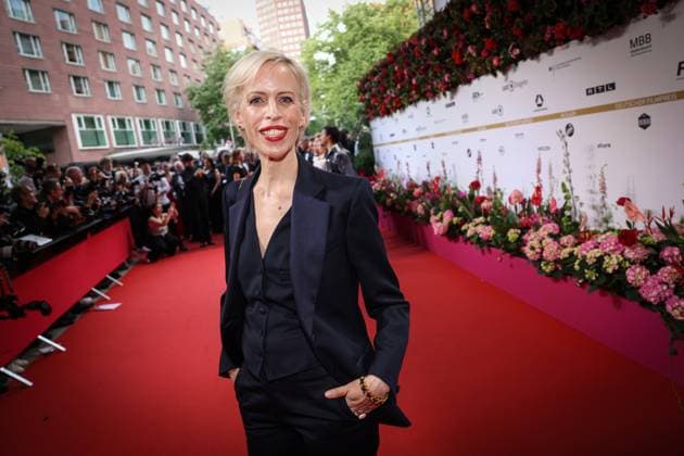 German Film Award 2024 Katja Eichinger on the red carpet at the Lola German Film Award 2024 ceremony at the Theater am Potsdamer Platz in Berlin Date 03 05 2024 Copyright: xEventpressx