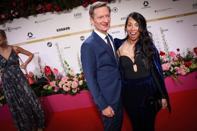 German Film Award 2024 Michael Kessler Minh Khai Phan Thi on the red carpet at the Lola German Film Award 2024 ceremony at the Theater am Potsdamer Platz in Berlin Date 03 05 2024 Copyright: xEventpressx