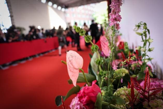 German Film Award 2024 Overview Feature Flowers on the red carpet at the Lola German Film Award 2024 ceremony at the Theater am Potsdamer Platz in Berlin Date 03 05 2024 Copyright: xEventpressx