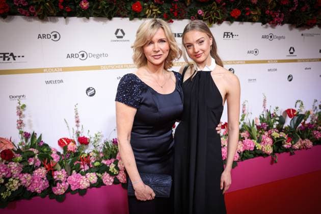 German Film Award 2024 Veronica Ferres with daughter Lilly Krug on the red carpet at the Lola German Film Award 2024 ceremony at the Theater am Potsdamer Platz in Berlin Date 03 05 2024 Copyright: xEventpressx