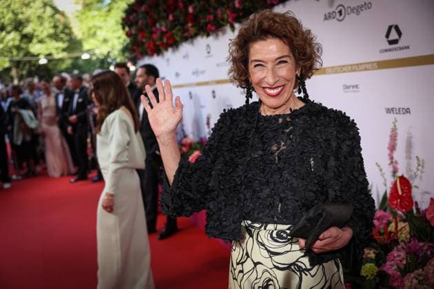 German Film Award 2024 Adele Neuhauser on the red carpet at the Lola German Film Award 2024 ceremony at the Theater am Potsdamer Platz in Berlin Date 03 05 2024 Copyright: xEventpressx