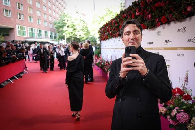 German Film Award 2024 Ilker Catak and Leonie Benensch on the red carpet at the Lola German Film Award 2024 ceremony at the Theater am Potsdamer Platz in Berlin Date 03 05 2024 Copyright: xEventpressx