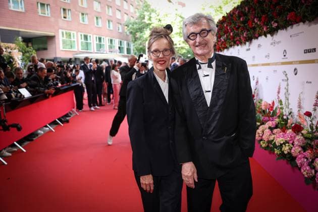 German Film Award 2024 Donata Wenders Wim Wenders on the red carpet at the Lola German Film Award 2024 ceremony at the Theater am Potsdamer Platz in Berlin Date 03 05 2024 Copyright: xEventpressx