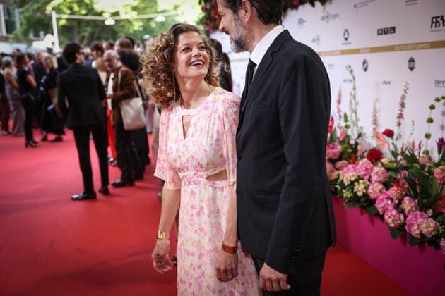 German Film Award 2024 Marie Baeumer and Pasquale Aleardi on the red carpet at the Lola German Film Award 2024 ceremony at the Theater am Potsdamer Platz in Berlin Date 03 05 2024 Copyright: xEventpressx