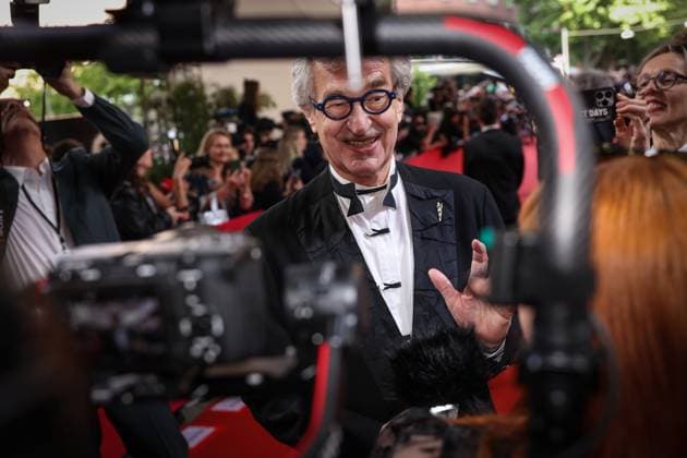 German Film Award 2024 Wim Wenders in an interview on the red carpet at the Lola German Film Award 2024 ceremony at the Theater am Potsdamer Platz in Berlin Date 03 05 2024 Copyright: xEventpressx