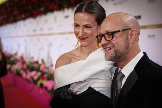 German Film Award 2024 Jürgen Vogel and Natalia Belitski on the red carpet at the Lola German Film Award 2024 ceremony at the Theater am Potsdamer Platz in Berlin Date 03 05 2024 Copyright: xEventpressx