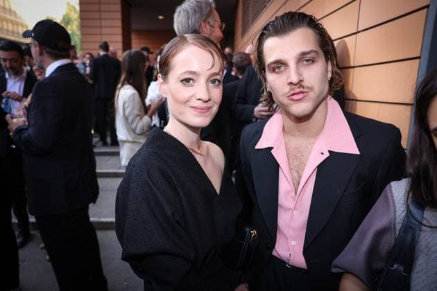 German Film Award 2024 Leonie Benesch and Jonas Dassler on the red carpet at the Lola German Film Award 2024 ceremony at the Theater am Potsdamer Platz in Berlin Date 03 05 2024 Copyright: xEventpressx
