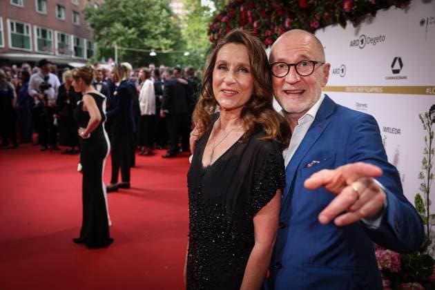 German Film Award 2024 Barbara Philipp and Peter Lohmeyer on the red carpet at the Lola German Film Award 2024 ceremony at the Theater am Potsdamer Platz in Berlin Date 03 05 2024 Copyright: xEventpressx