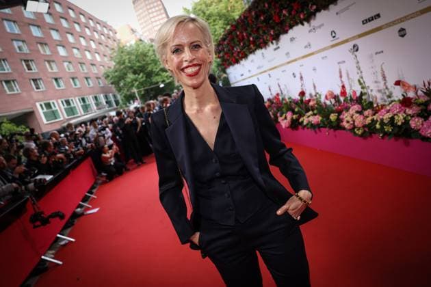 German Film Award 2024 Katja Eichinger on the red carpet at the Lola German Film Award 2024 ceremony at the Theater am Potsdamer Platz in Berlin Date 03 05 2024 Copyright: xEventpressx
