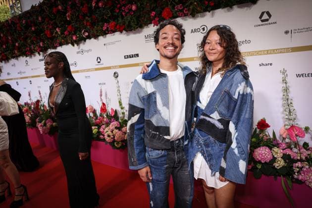 German Film Award 2024 Aurel Mertz on the red carpet at the Lola German Film Award 2024 ceremony at the Theater am Potsdamer Platz in Berlin Date 03 05 2024 Copyright: xEventpressx