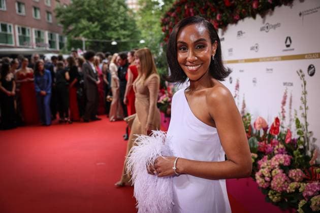 German Film Award 2024 Hadnet Tesfai on the red carpet at the Lola German Film Award 2024 ceremony at the Theater am Potsdamer Platz in Berlin Date 03 05 2024 Copyright: xEventpressx