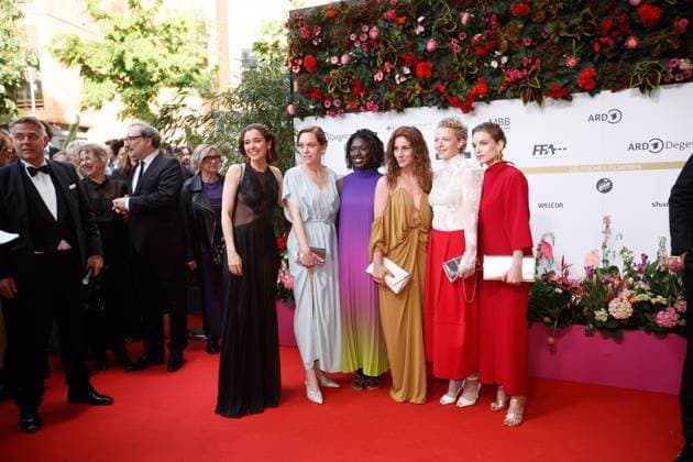 German Film Award 2024 Dorka Gryllus, Anne Haug, Ulrike Tscharre, Patrycia Ziolkowska and Sina Martens at the German Film Award 2024 at the Theater am Potsdamer Platz on 03 05 2024 in Berlin Copyright: xEventpressxKochanx