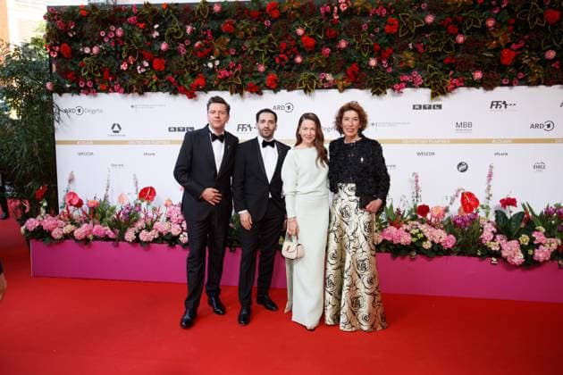 German Film Award 2024 Christian Friedel, Hassan Akkouch, Hannah Herzsprung and Adele Neuhauser at the German Film Award 2024 at the Theater am Potsdamer Platz on 03 05 2024 in Berlin Copyright: xEventpressxKochanx