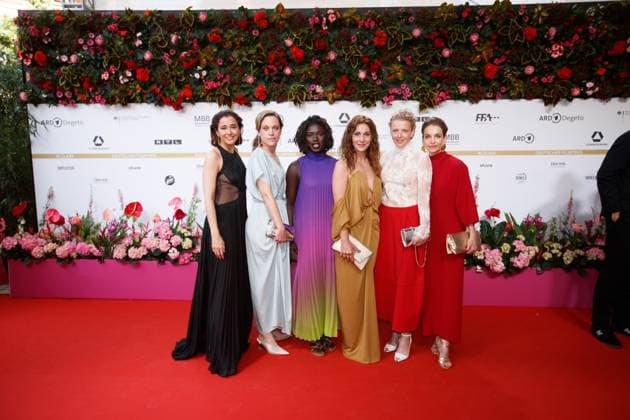 German Film Award 2024 Dorka Gryllus, Anne Haug, Ulrike Tscharre, Patrycia Ziolkowska and Sina Martens at the German Film Award 2024 at the Theater am Potsdamer Platz on 03 05 2024 in Berlin Copyright: xEventpressxKochanx