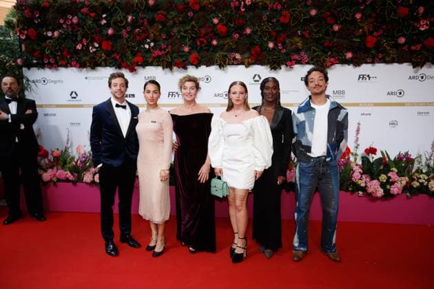 German Film Award 2024 Gizem Emre, Margarita Broich, Jasna Fritzi Bauer, Ivy Quainoo and Aurel Mertz at the German Film Award 2024 at the Theater am Potsdamer Platz on 03 05 2024 in Berlin Copyright: xEventpressxKochanx