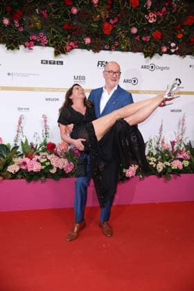 Award German Film Award 2024 Barbara Philipp and Peter Lohmeyer at the German Film Award 2024 at the Theater am Potsdamer Platz on 03 05 2024 in Berlin Copyright: xEventpressxKochanx