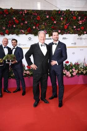 German Film Award 2024 Tom Gerhardt and Jimi Blue Ochsenknecht at the German Film Award 2024 at the Theater am Potsdamer Platz on 03 05 2024 in Berlin Copyright: xEventpressxKochanx