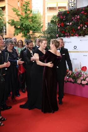 German Film Award 2024 Sandra Hüller and Margarita Broich at the German Film Award 2024 at the Theater am Potsdamer Platz on 03 05 2024 in Berlin Copyright: xEventpressxKochanx