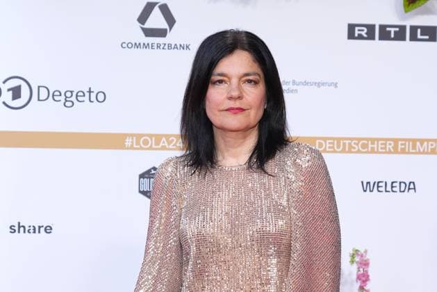 Jasmin Tabatabai arriving at the German Film Award ceremony on 3 05 2024 in Berlin German Film Award 2024 in Berlin
