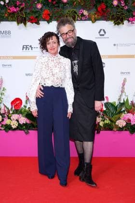 Maria Schrader and Jan Schomburg arriving at the German Film Awards ceremony on 3 05 2024 in Berlin German Film Awards 2024 in Berlin