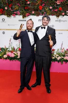 German Film Award 2024 Adrian Meyer and Kariem Saleh at the German Film Award 2024 at the Theater am Potsdamer Platz on 03 05 2024 in Berlin Copyright: xEventpressxKochanx