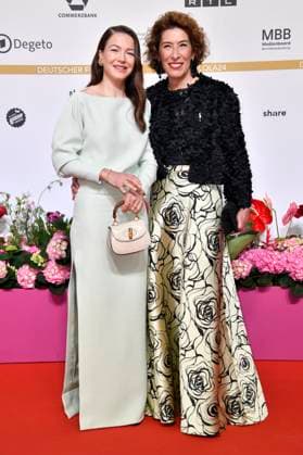 Hannah Herzsprung and Adele Neuhauser at the 74th German Film Awards 2024 ceremony at the Theater am Potsdamer Platz Berlin, 03 05 2024 Foto:xN.xKubelkax xFuturexImagex filmpreis2024_4047