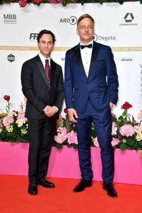 Ludwig Trepte and Tom Wlaschiha at the 74th German Film Awards 2024 ceremony at the Theater am Potsdamer Platz Berlin, 03 05 2024 Foto:xN.xKubelkax xFuturexImagex filmpreis2024_4067