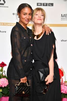 Larissa Sirah Herden and Heike Makatsch at the 74th German Film Award 2024 ceremony at the Theater am Potsdamer Platz Berlin, 03 05 2024 Foto:xN.xKubelkax xFuturexImagex filmpreis2024_4080