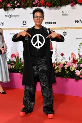 Mo Asumang at the 74th German Film Awards 2024 ceremony at the Theater am Potsdamer Platz Berlin, 03 05 2024 Foto:xN.xKubelkax xFuturexImagex filmpreis2024_4104