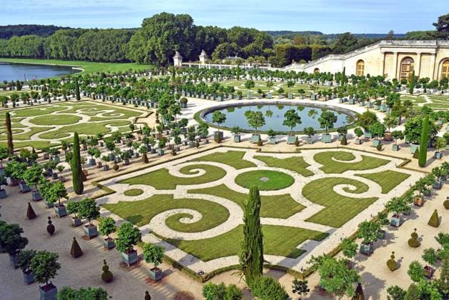 Jardins de Versailles, Ile de France, Frankreich Parterre de l Orangerie Copyright: xZoonar.com IgnacyxPILCHx 21584077